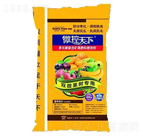 果樹專用多元素復合礦質(zhì)肥料增效劑-微控天下-金肥王