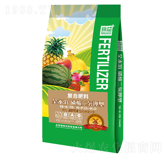 磷酸二氫鉀型復(fù)合肥料18-6-26-舜益-喜滿(mǎn)倉(cāng)