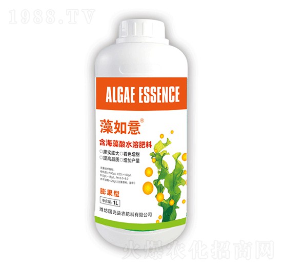 膨果型含海藻酸水溶肥料-藻如意-國光益農(nóng)