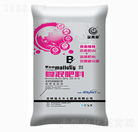 氮鉀追施型復(fù)混肥料28-0-4-益萬家-昆脈龍肥業(yè)