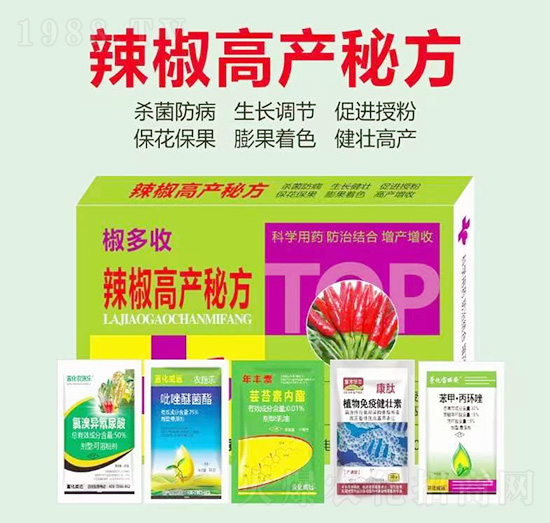辣椒高產秘方-椒多收-萱化威遠