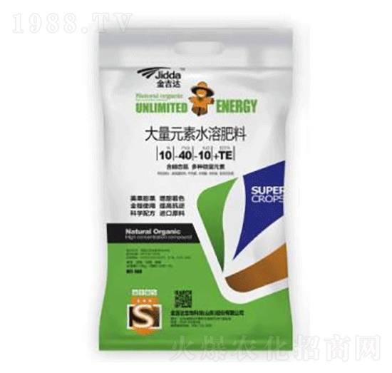大量元素水溶肥10-40-10+TE-金吉達