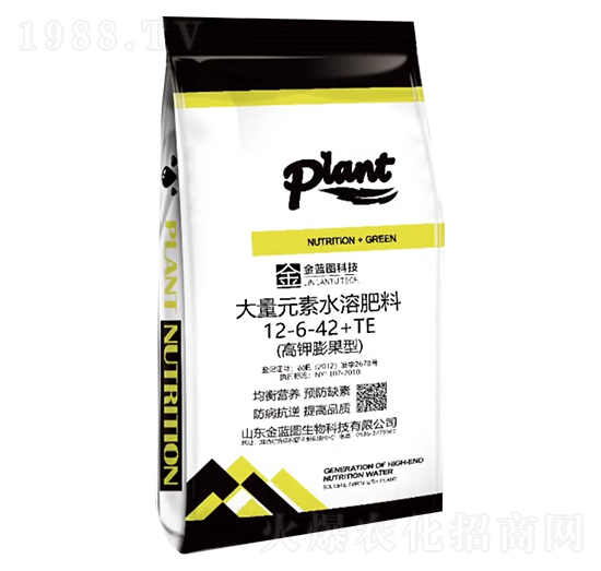 大量元素水溶肥料12-6-42+TE-金藍圖生物