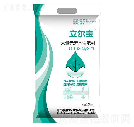 大量元素水溶肥14-6-40+MgO+TE-立爾寶-奧然農(nóng)業(yè)