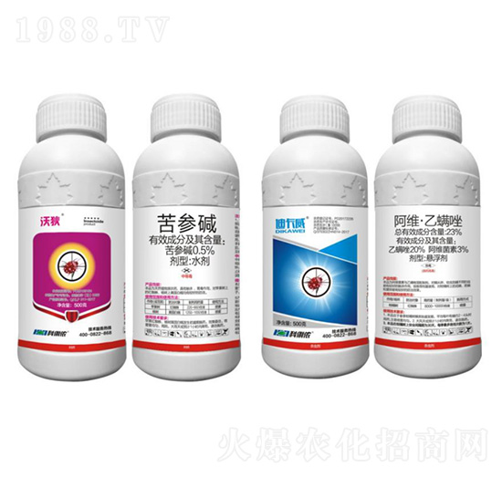 0.5%苦參堿（含柑橘紅蜘蛛專(zhuān)用助劑）+23%阿維·乙螨唑-沃狄+狄卡螨-科利農(nóng)