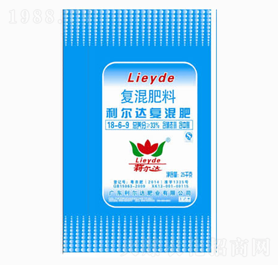 多肽水溶磷型復混肥料18-6-9-利爾達