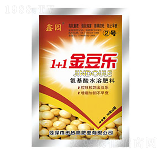含氨基酸水溶肥料②號(hào)-金豆樂(lè)1+1-鑫園-步步高肥業(yè)