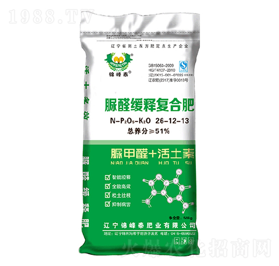 脲醛緩釋復(fù)合肥料26-12-13-錦峰泰