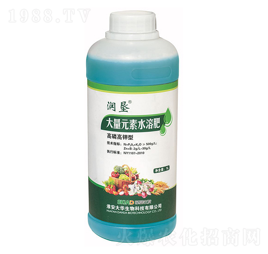 大量元素水溶肥料-潤(rùn)墾-大華生物