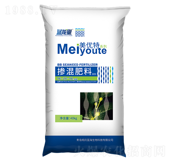 摻混肥料16-20-10+海藻-美優(yōu)特-藍能量