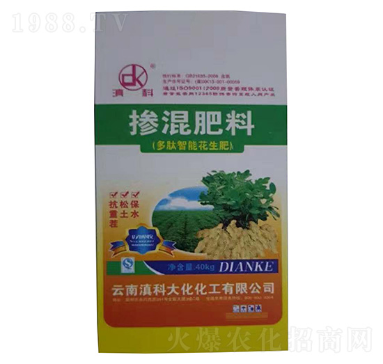 多肽智能花生專用摻混肥料-滇科