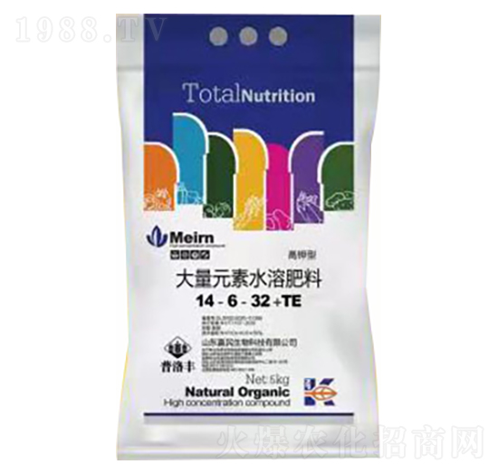 高鉀型大量元素水溶肥料14-6-32+TE-普洛豐-季豐生物