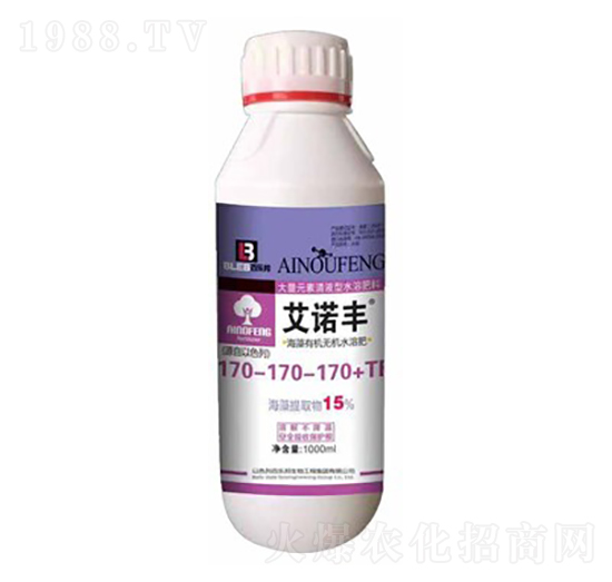 海藻有機(jī)無機(jī)水溶肥170-170-170+TE-艾諾豐-百樂邦