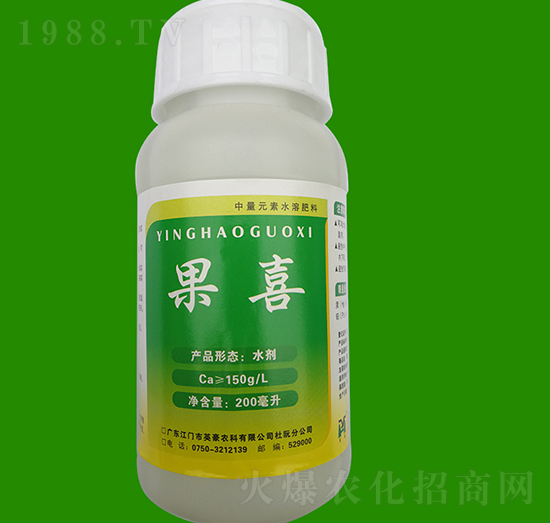 200ml有機螯合糖醇鈣-果喜-英豪
