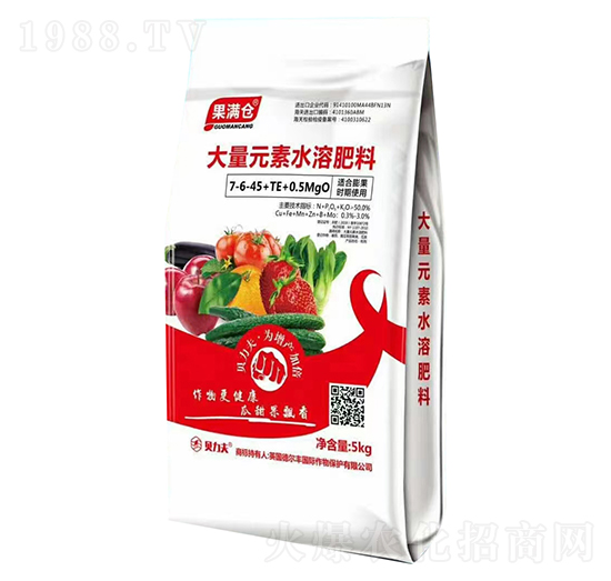 大量元素水溶肥料7-6-45+TE+0.5MgO-果滿倉(cāng)-德?tīng)栘S