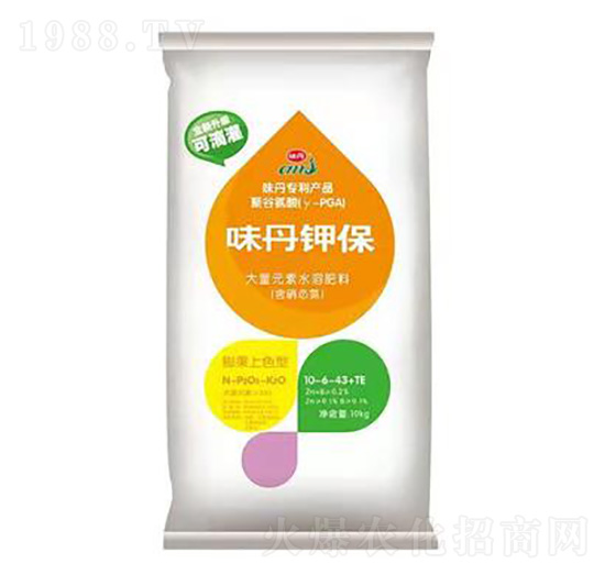大量元素水溶肥-味丹鉀保-泓源生物