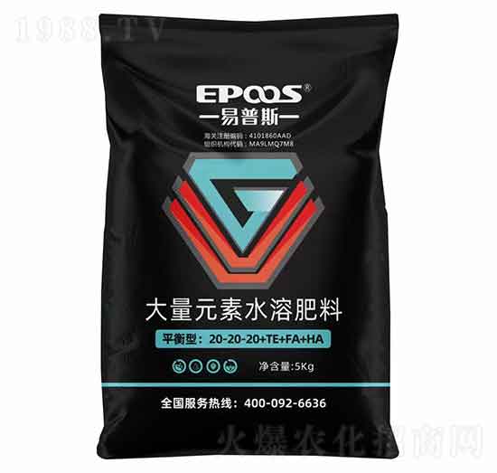 平衡型大量元素水溶肥料20-20-20+TE+FA+HA-易普斯生物