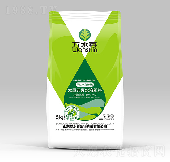 大量元素水溶肥10-5-40-萬(wàn)水春