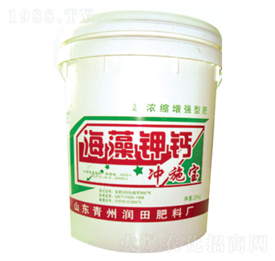 海藻鉀鈣沖施寶-潤(rùn)田肥料