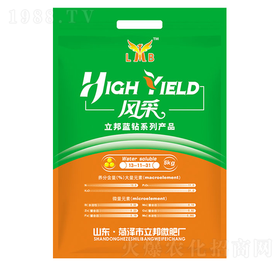 大量元素水溶肥料13-11-31-風采-立邦生物