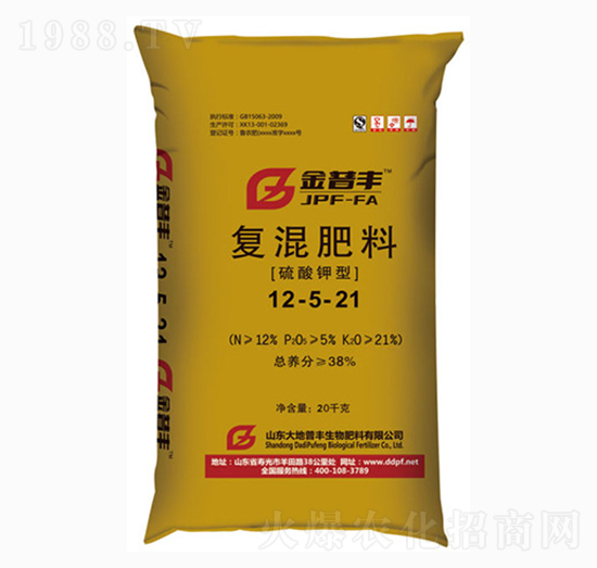 硫酸鉀型復混肥料12-5-21-金普豐