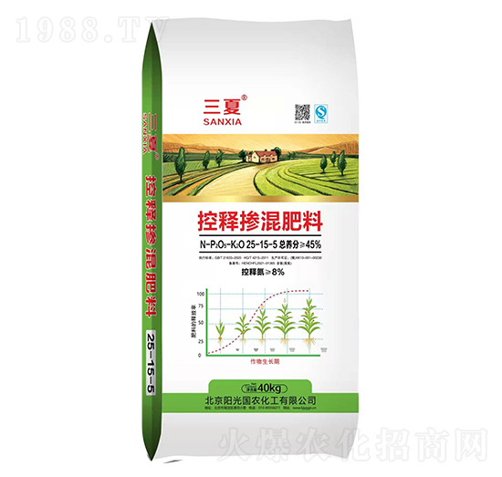 控釋摻混肥料25-15-5-三夏-陽光國農