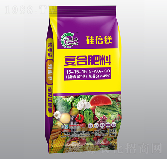 純硫酸鉀復(fù)合肥料15-15-15-硅倍鎂-龍美施