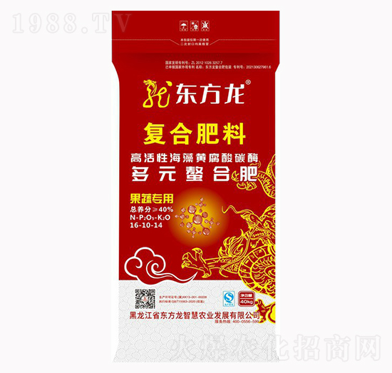 果蔬專用多元螯合復(fù)合肥料16-10-14-東方龍