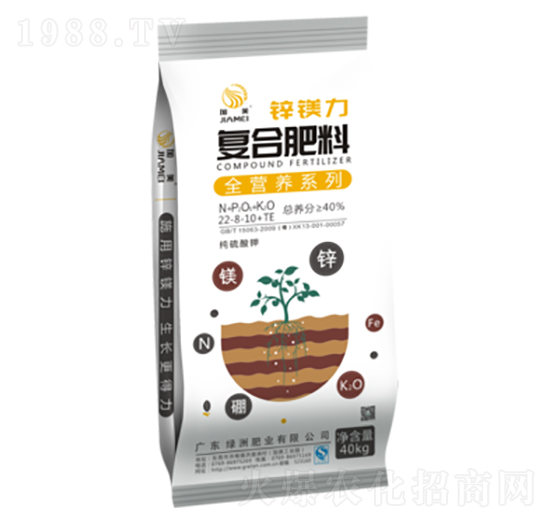 鋅鎂力復合肥22-8-10+TE-綠洲肥業(yè)