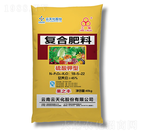 硫酸鉀型復合肥料15-5-25-云天化