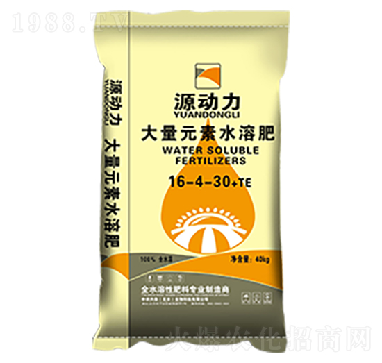 大量元素水溶肥16-4-30+TE-源動力-裕隆達