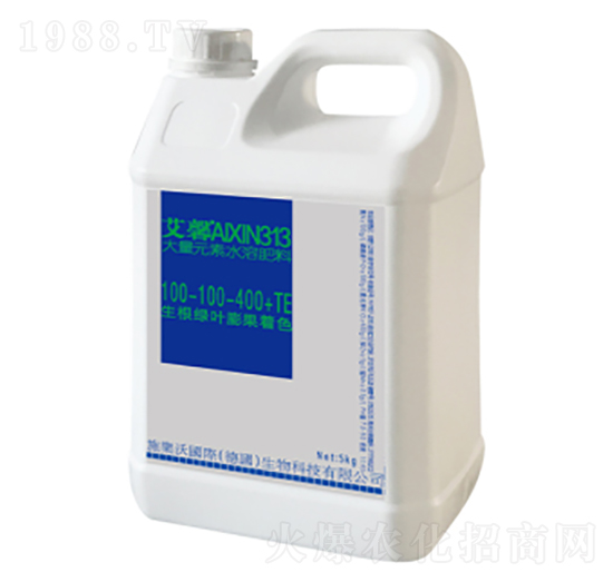 5kg大量元素水溶肥料100-400-100+TE-艾馨-金波爾