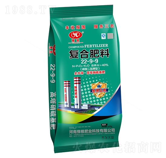 高塔硝硫基復(fù)合肥料22-9-9-豫糧肥業(yè)