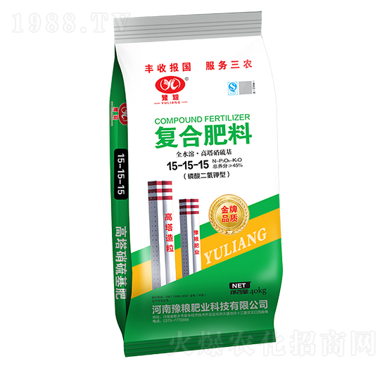 高塔硝硫基復(fù)合肥料15-15-15-豫糧肥業(yè)