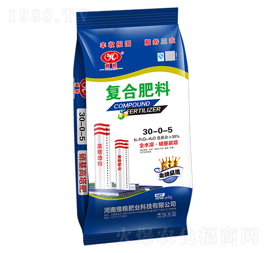 玉米高塔復合肥料30-0-5-豫糧肥業(yè)