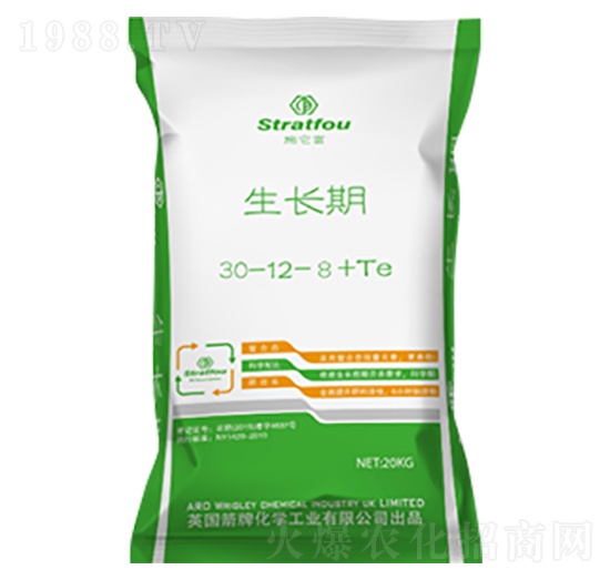 生長期專用大量元素水溶肥料肥30-12-8+TE-佳世達肥業(yè)