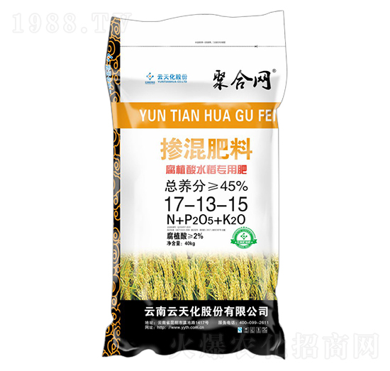 腐植酸水稻專用摻混肥料17-13-15-聚合網(wǎng)-世紀(jì)云天
