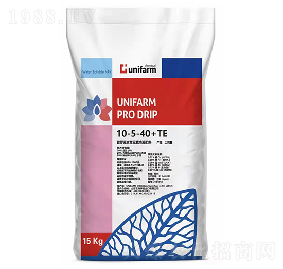 普羅克大量元素水溶肥料10-5-40+TE-農(nóng)分享