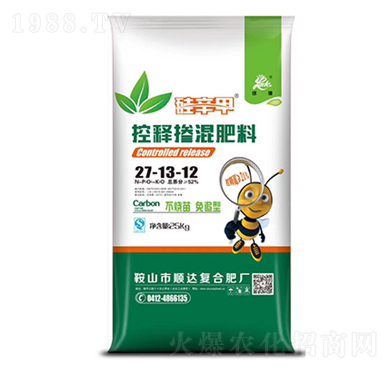 控釋摻混肥料27-13-12-硅鋅甲-順達
