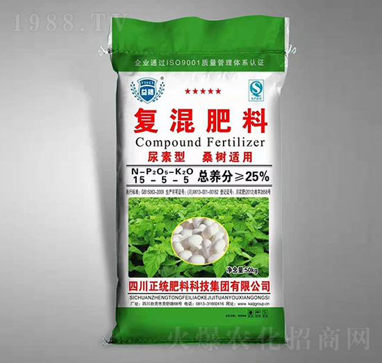 尿素型桑樹(shù)適用復(fù)合肥料15-5-5-凱基化工