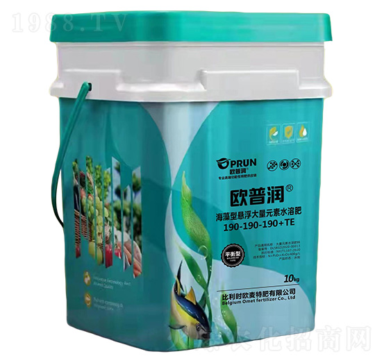 海藻型大量元素水溶肥料190-190-190+TE-歐普潤(rùn)-輝耀生物
