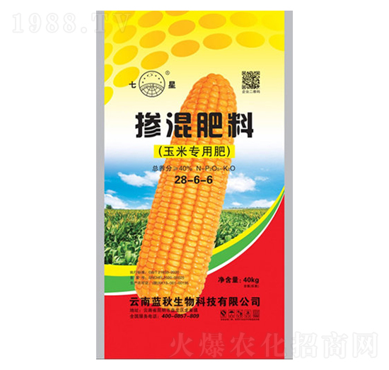 玉米專(zhuān)用混合肥料28-6-6-藍(lán)秋生物