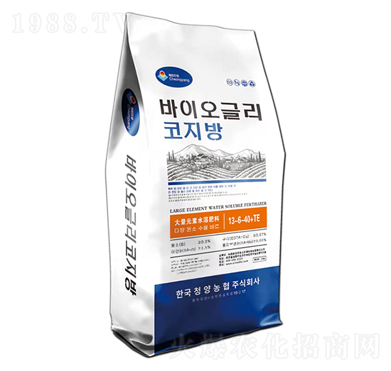 大量元素水溶肥料13-6-40+TE-新沃禾