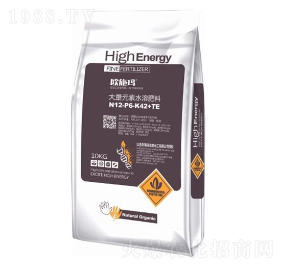 10kg大量元素水溶肥料12-6-42+TE-歐施瑪-那優(yōu)生物