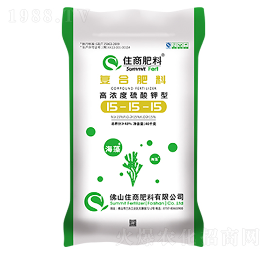 高濃度硫酸鉀型復(fù)合肥料15-15-15-住商肥料