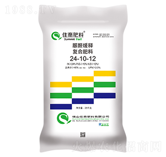 脲醛緩釋復合肥料24-10-12-住商肥料