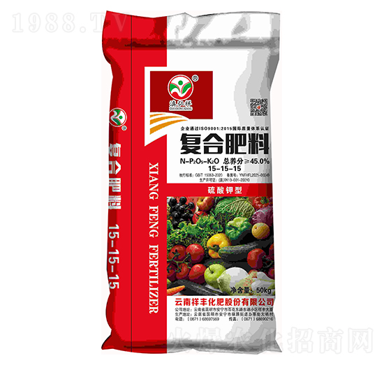 硫酸鉀型復(fù)合肥料15-15-15-滇弘祥-祥豐集團(tuán)