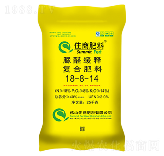 脲醛緩釋復(fù)合肥料18-8-14-住商肥料