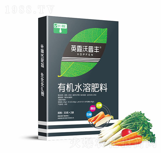 蘿卜需配有機水溶肥料（盒）-英露沃普豐