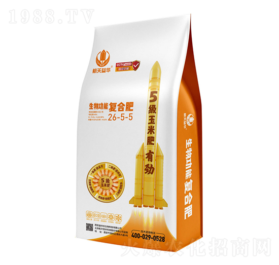 玉米專用生物功能復合肥26-5-5-航天益華